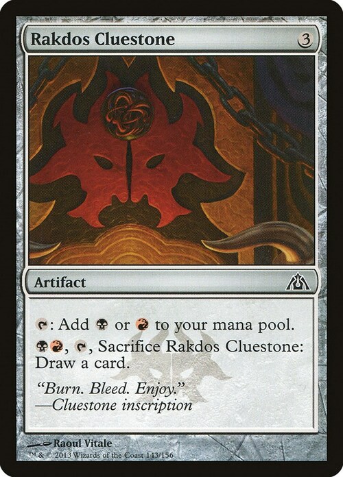 Rakdos Cluestone Card Front