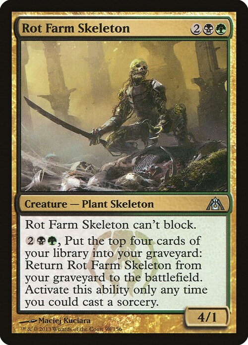 Rot Farm Skeleton Card Front