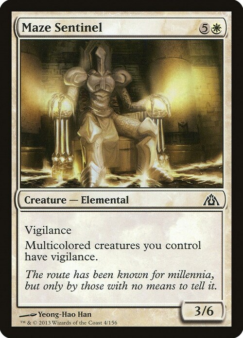 Maze Sentinel Card Front