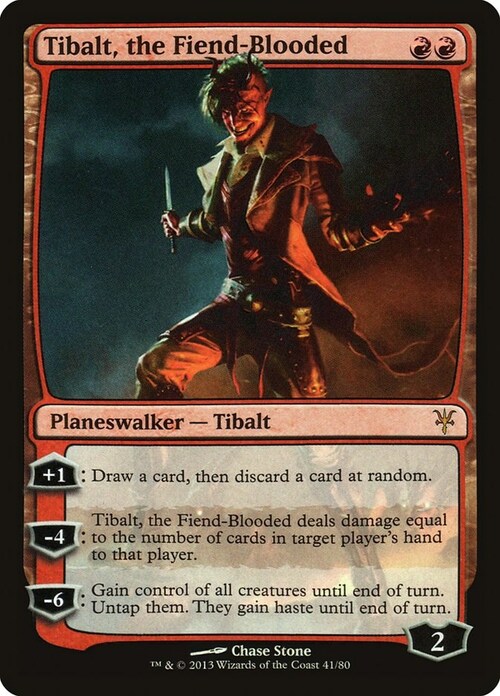 Tibalt, the Fiend-Blooded Card Front