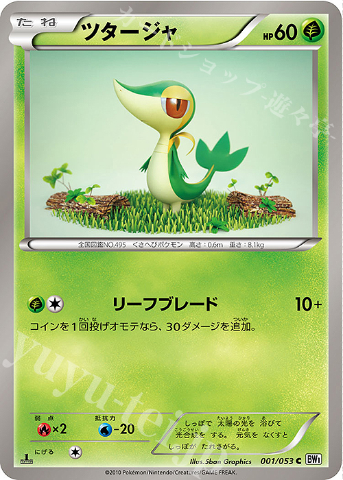 Snivy Card Front