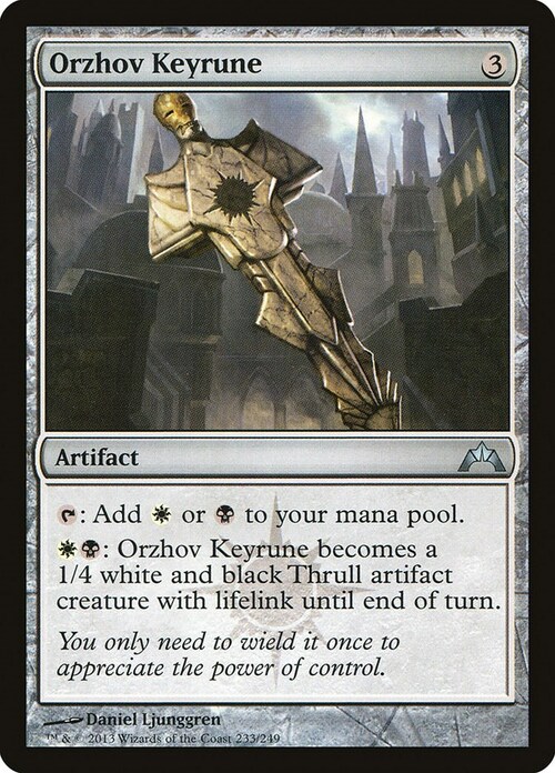 Orzhov Keyrune Card Front