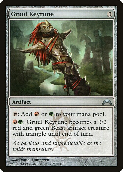 Gruul Keyrune Card Front