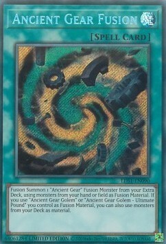 Ancient Gear Fusion Card Front