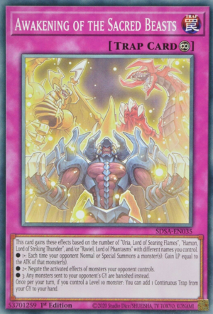 Awakening of the Sacred Beasts Card Front