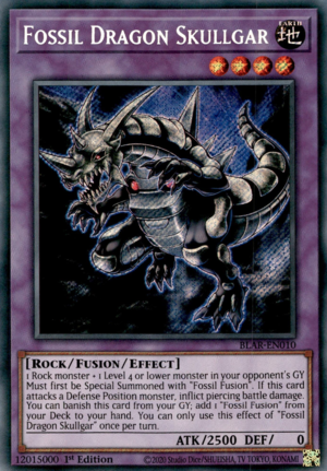 Fossil Dragon Skullgar Card Front