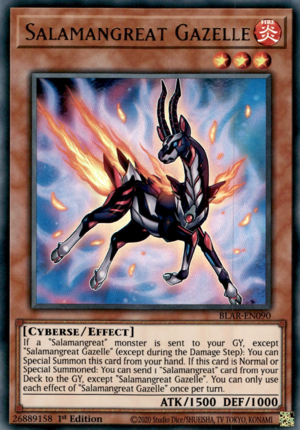 Salamangreat Gazelle Card Front