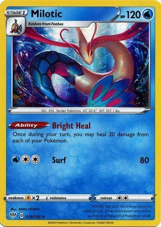 Milotic Card Front