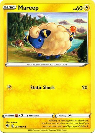 Mareep Card Front