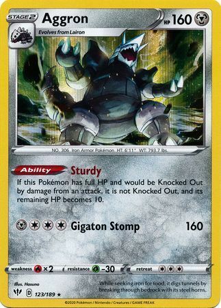 Aggron Card Front