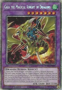 Gaia the Magical Knight of Dragons Card Front