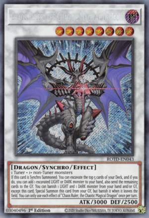 Chaos Ruler, the Chaotic Magical Dragon Card Front