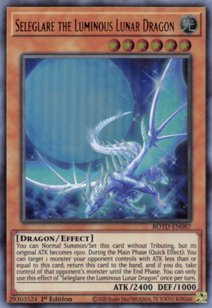 Seleglare the Luminous Lunar Dragon Card Front