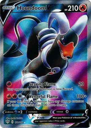 Houndoom V Card Front