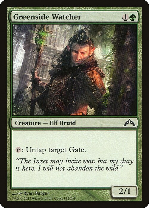 Greenside Watcher Card Front