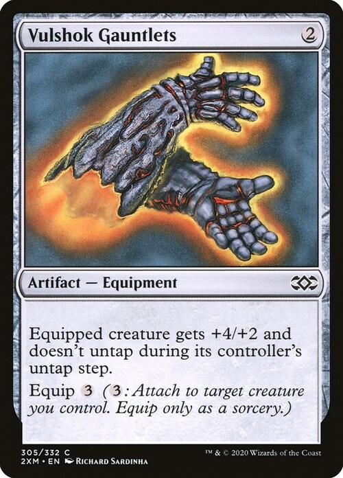 Vulshok Gauntlets Card Front