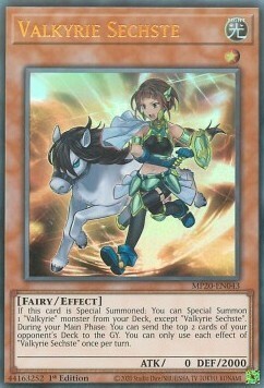 Valkyrie Sechste Card Front