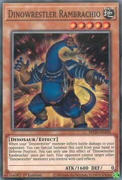 Dinowrestler Rambrachio Card Front