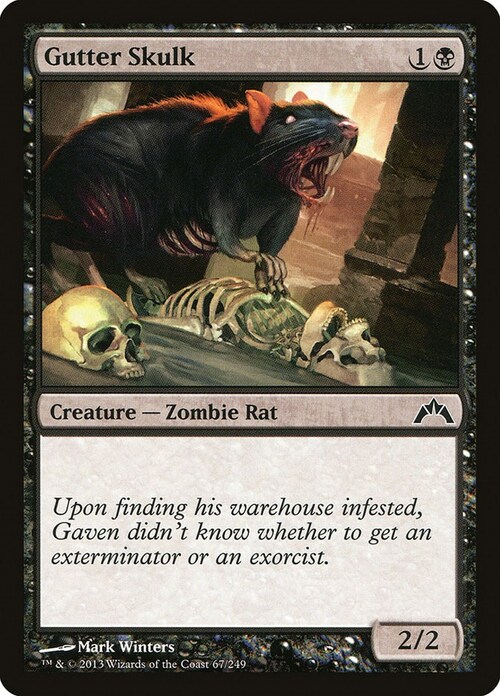 Gutter Skulk Card Front