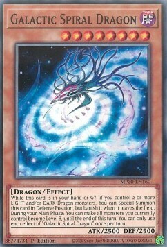 Galactic Spiral Dragon Card Front