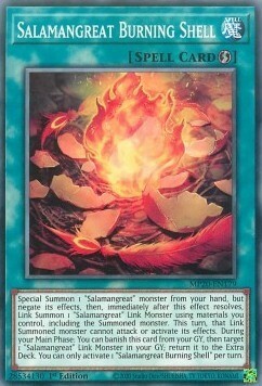 Salamangreat Burning Shell Card Front