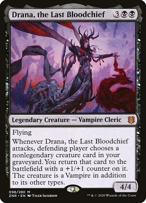 Drana, the Last Bloodchief Card Front