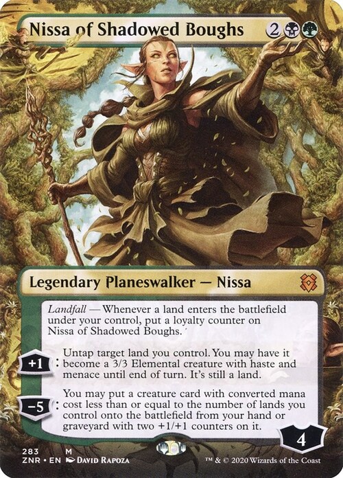 Nissa of Shadowed Boughs Card Front