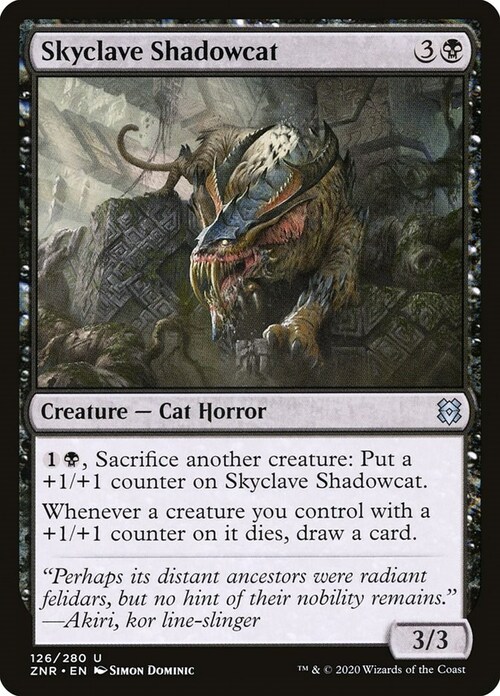 Skyclave Shadowcat Card Front