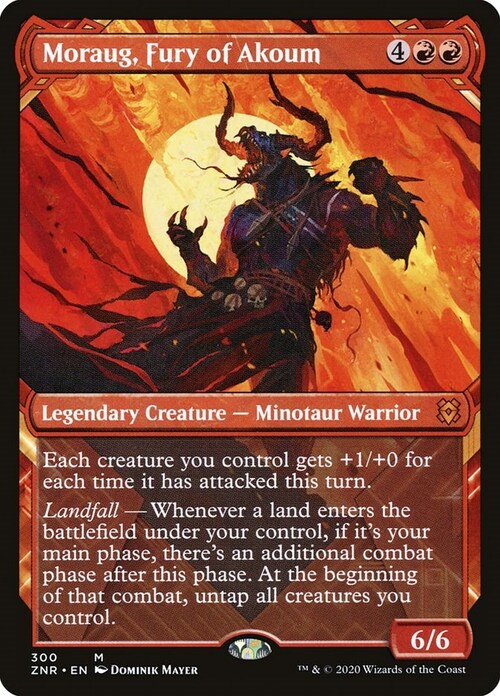 Moraug, Fury of Akoum Card Front