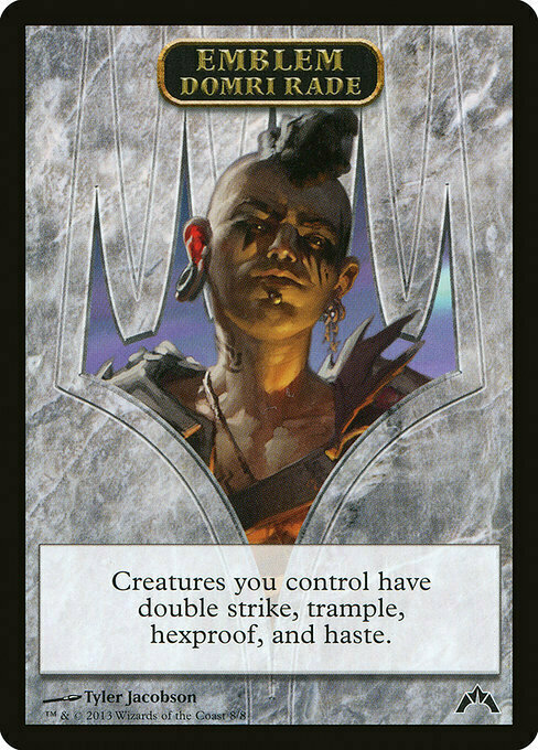 Domri Rade Emblem Card Front