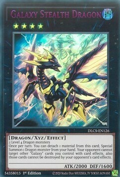 Galaxy Stealth Dragon Card Front