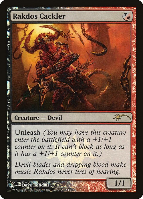 Rakdos Cackler Card Front