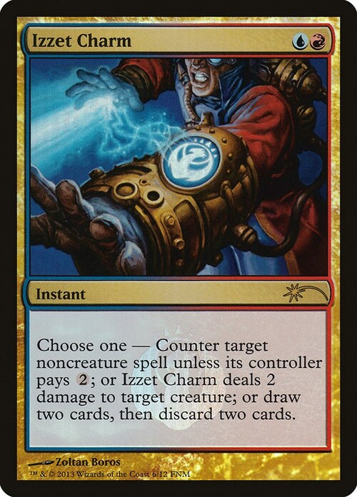 Izzet Charm Card Front