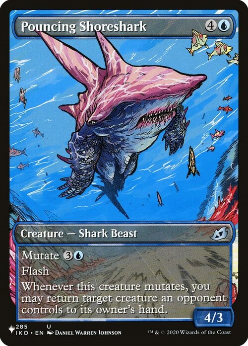 Pouncing Shoreshark Card Front