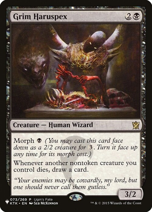 Grim Haruspex Card Front