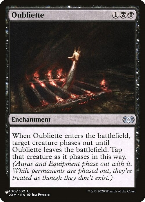 Oubliette Card Front