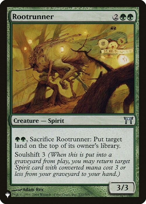 Rootrunner Card Front