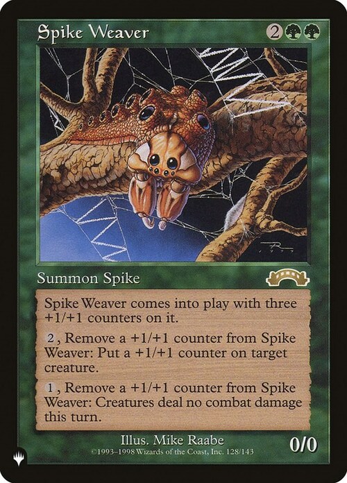 Spike Weaver Card Front