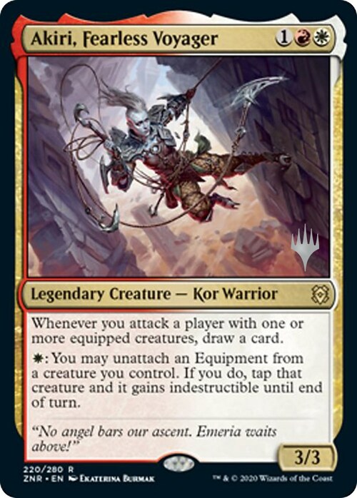 Akiri, Fearless Voyager Card Front