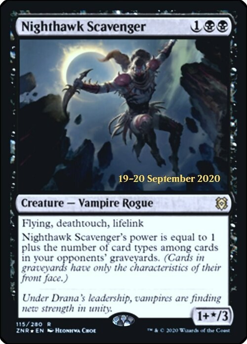 Nighthawk Scavenger Card Front