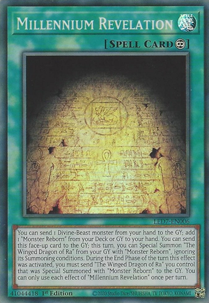 Millennium Revelation Card Front