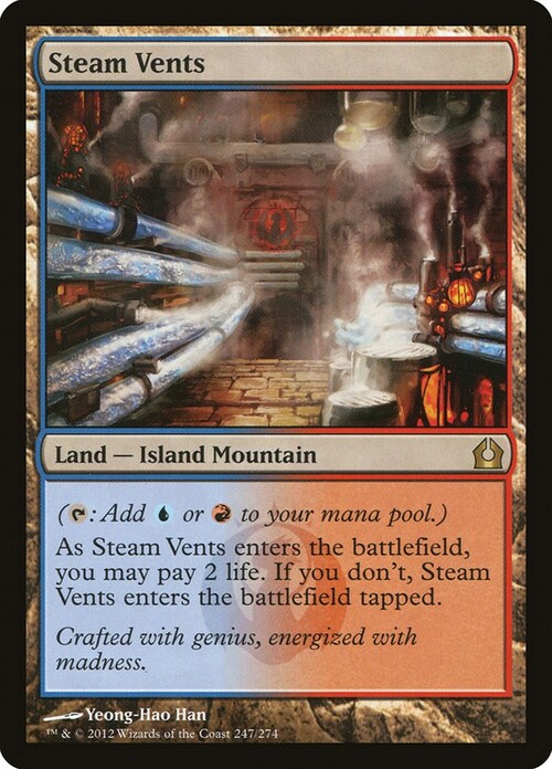 Steam Vents Card Front