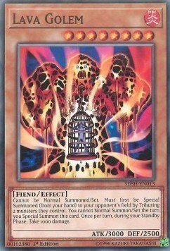 Lava Golem Card Front