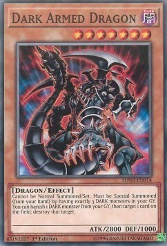 Dark Armed Dragon Card Front