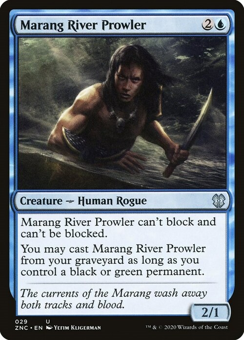 Marang River Prowler Card Front