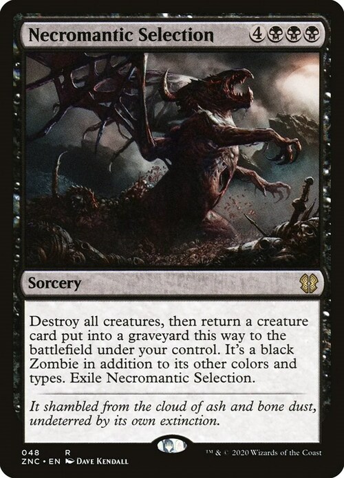 Necromantic Selection Card Front