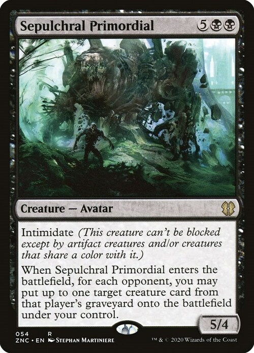 Sepulchral Primordial Card Front