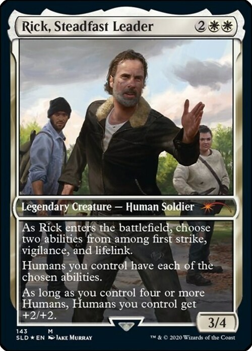 Rick, Steadfast Leader Card Front