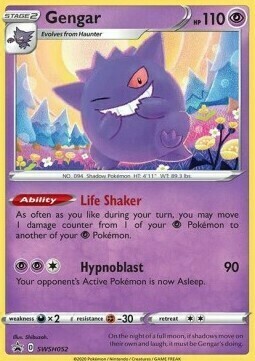 Gengar Card Front