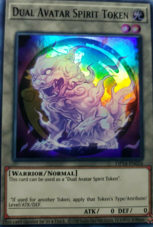 Dual Avatar Spirit Card Front